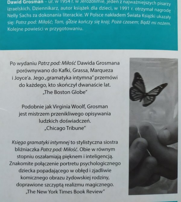 Dawid Grosman Księga gramatyki intymnej