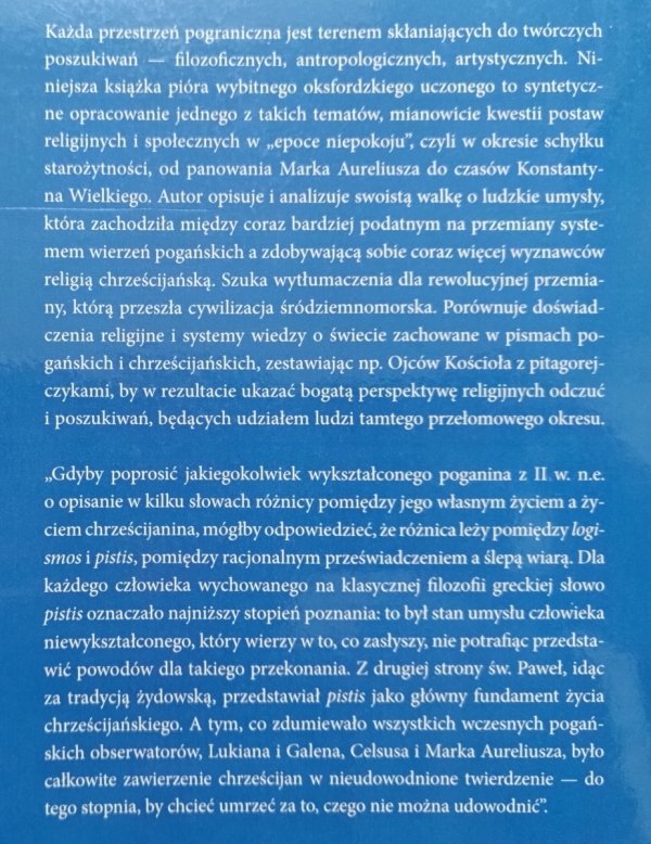 Eric R. Dodds Pogaństwo i chrześcijaństwo w epoce niepokoju