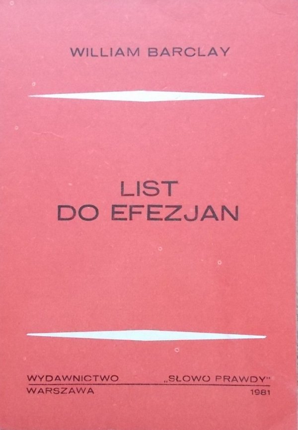 William Barclay • List do Efezjan