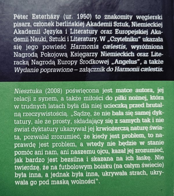 Peter Esterhazy Niesztuka