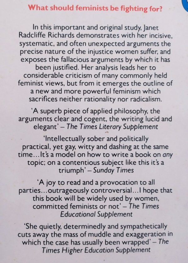Janet Radcliffe Richards The Sceptical Feminist. A Philosophical Enquiry