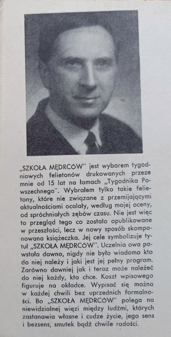 Marek Skwarnicki 'Spodek' Szkoła mędrców