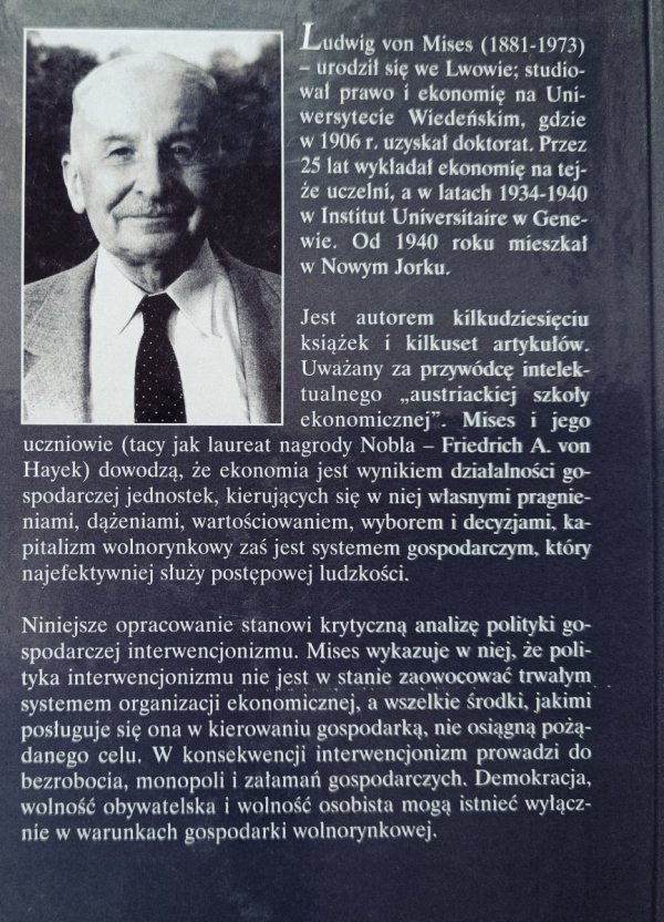 Ludwig von Mises Interwencjonizm
