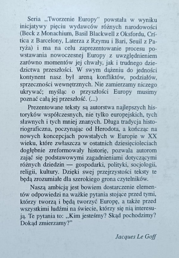 Leonardo Benevolo Miasto w dziejach Europy