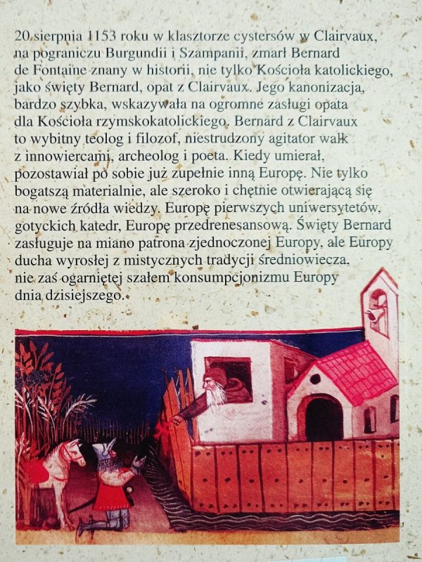 Andrzej Zieliński Opat Krzyżowców - Święty Bernard