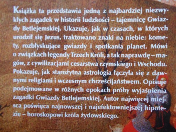 Jarosław Włodarczyk • Tajemnica Gwiazdy Betlejemskiej [astrologia]