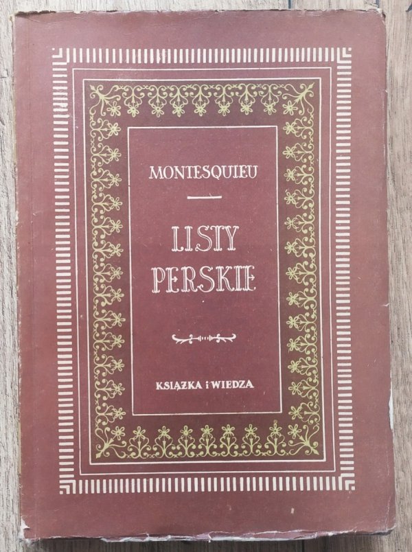 Montesquieu Listy perskie