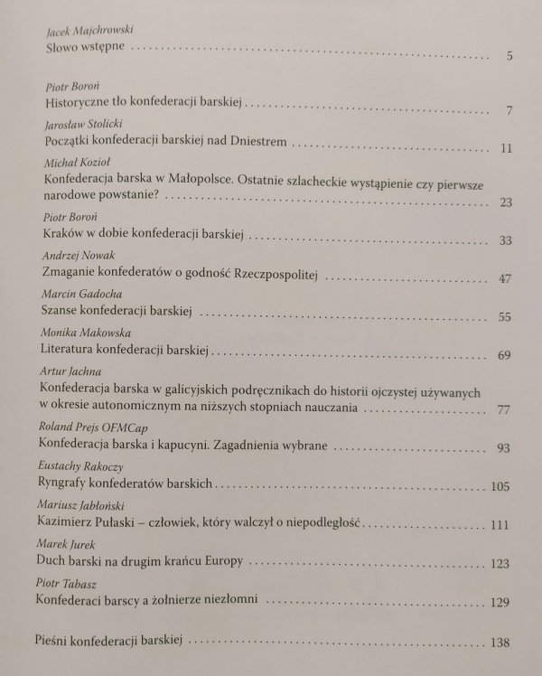 Konfederacja barska 1768-1772. Tło i dziedzictwo