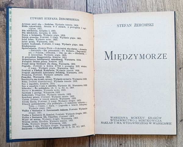 Stefan Żeromski Międzymorze