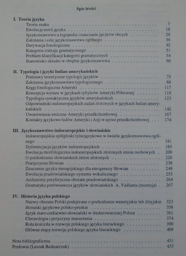 Tadeusz Milewski Teoria, typologia i historia języka