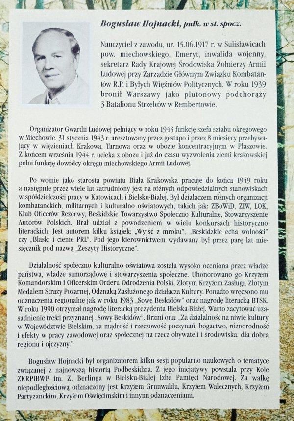 Bogusław Hojnacki Lewicowym torem do wolności