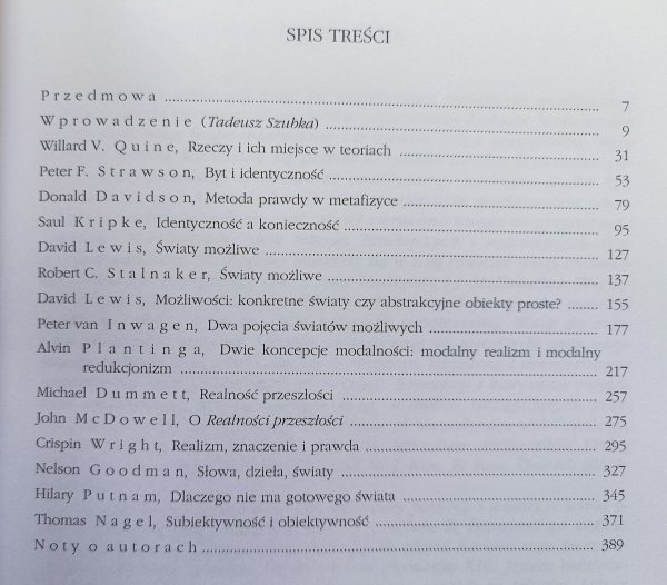 Metafizyka w filozofii analitycznej
