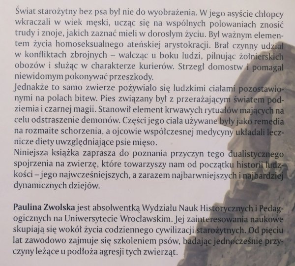 Paulina Zwolska Pies. Antyczny przyjaciel