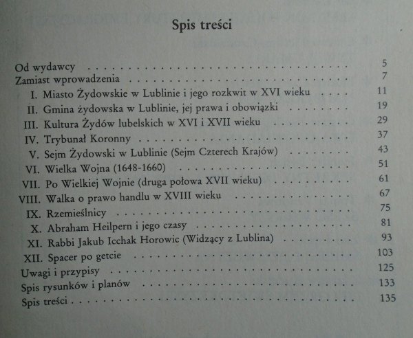 Majer Bałaban • Żydowskie miasto w Lublinie