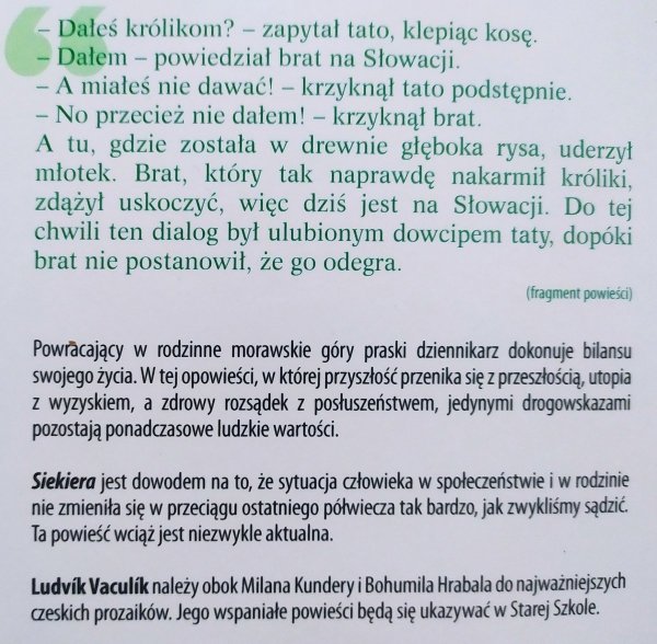 Ludvik Vaculik • Siekiera