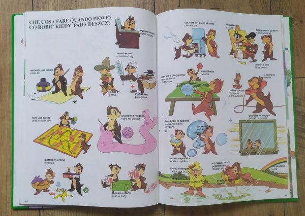 Wielki ilustrowany słownik włosko-polski. Walt Disney