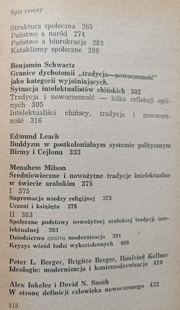 red. Jerzy Szacki Tradycja i nowoczesność