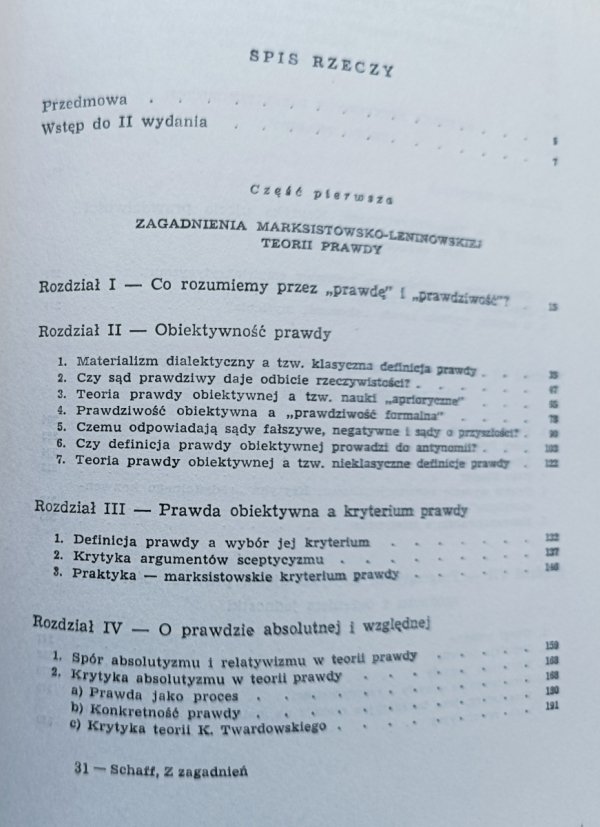 Adam Schaff Z zagadnień marksistowskiej teorii prawdy