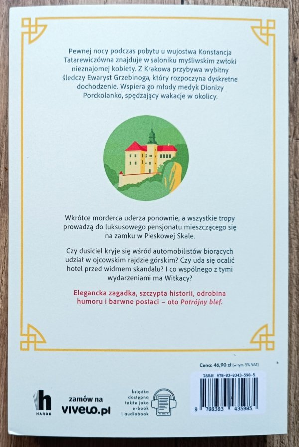 Karolina Morawiecka Potrójny blef / z autografem autorki