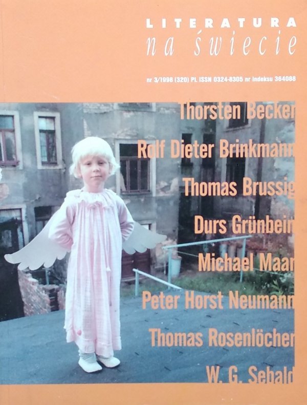 Literatura na świecie 3/1998 • Durs Grunbein, WG Sebald, Thomas Rosenlocher