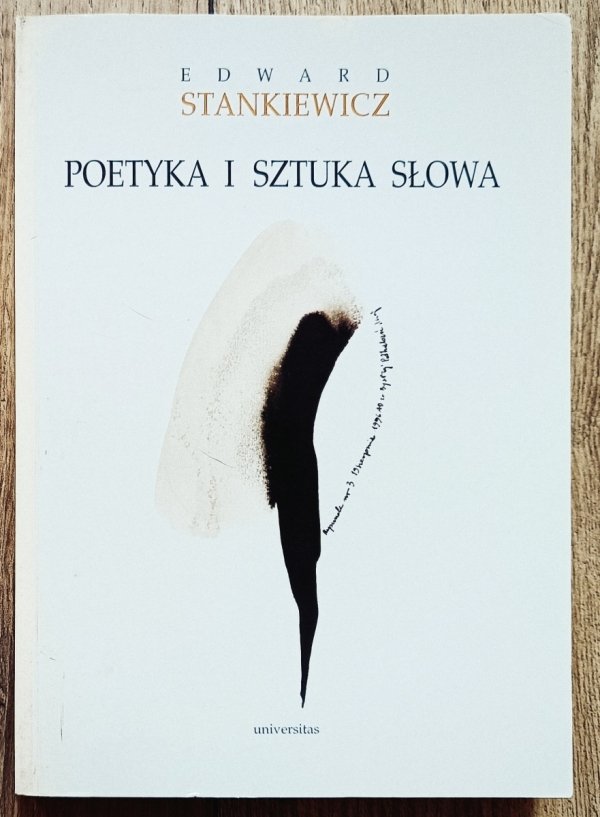 Edward Stankiewicz Poetyka i sztuka słowa