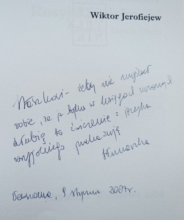 Wiktor Jerofiejew Rosyjska piękność