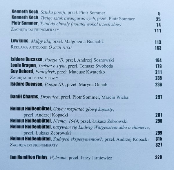 Literatura na Świecie 11-12/2017 (556-557) / Awangardyści