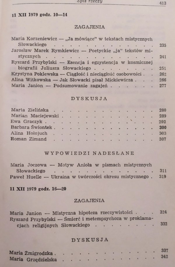 red. Maria Janion, Maria Żmigrodzka Słowacki mistyczny
