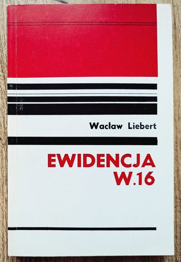 Wacław Liebert Ewidencja W.16