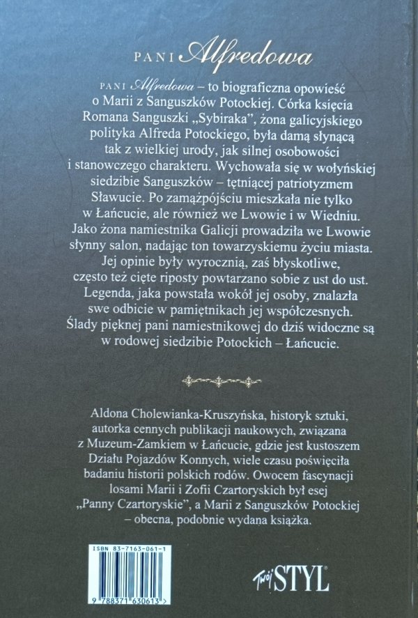 Aldona Cholewianka-Kruszyńska Pani Alfredowa