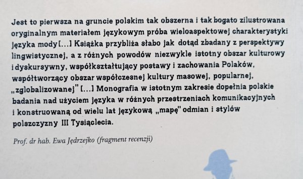 Bożena Rejakowa Kulturowe aspekty języka mody