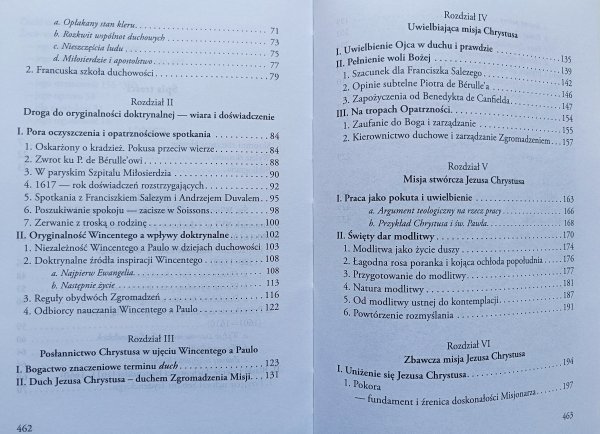 Święty Wincenty a Paulo: Studium duchowości: Wybór tekstów