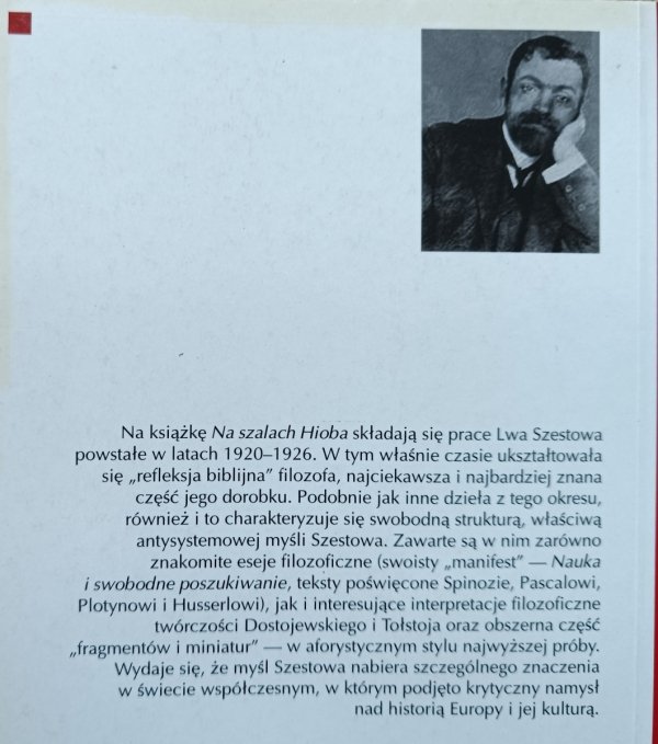 Lew Szestow Na szalach Hioba: duchowe wędrówki