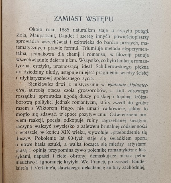 U kolebki modernizmu: estetyczne poglądy na łamach krakowskiego 'Życia'
