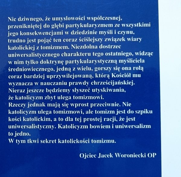 Jacek Woroniecki OP Katolickość tomizmu