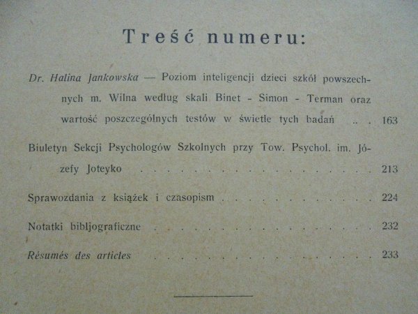 Polskie Archiwum Psychologji nr 3/1930
