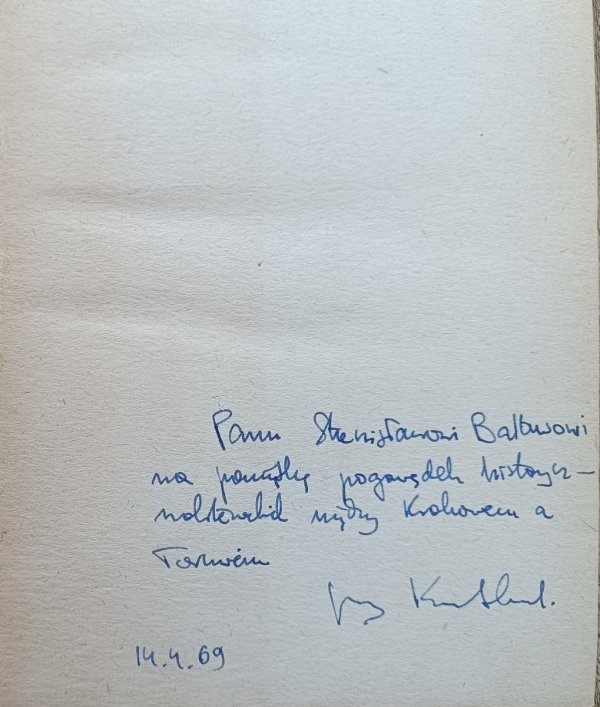 Jerzy Kwiatkowski Eleuter [dedykacja Jerzego Kwiatkowskiego]