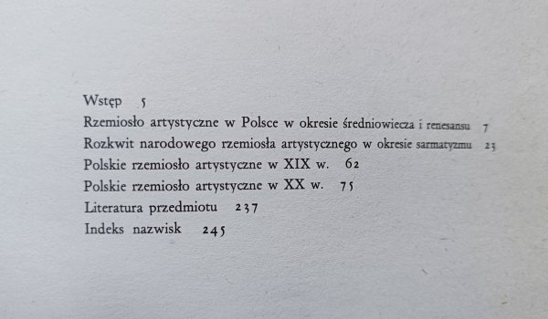 Zdzisław Żygulski Dzieje polskiego rzemiosła artystycznego 