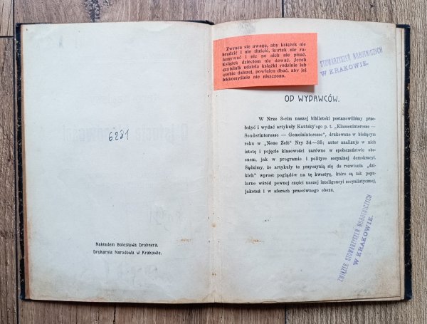 Karol Kautsky O istocie klasowości 