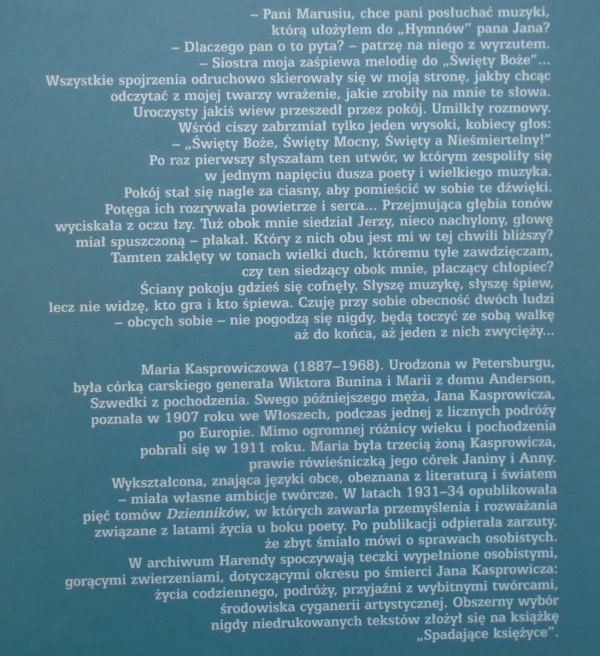 Maria Kasprowiczowa • Spadające księżyce. Z pamiętników