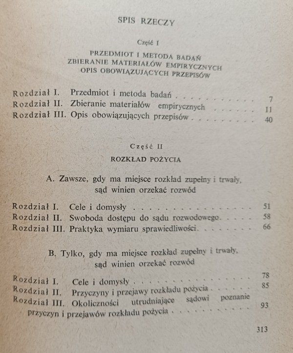 Jan Górecki Rozwód: studium socjologiczno-prawne