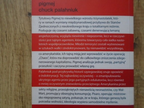 Chuck Palahniuk • Pigmej