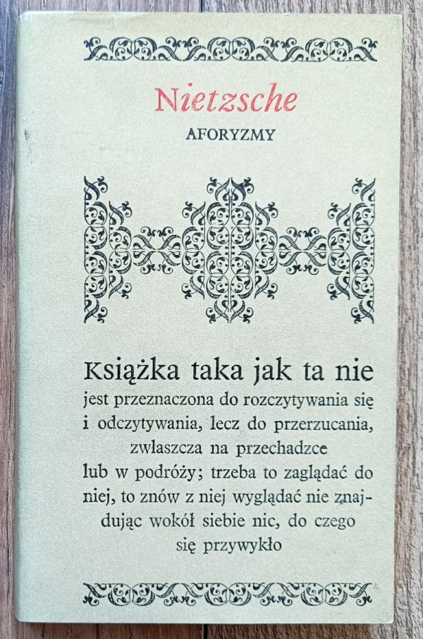 Friedrich Nietzsche Aforyzmy