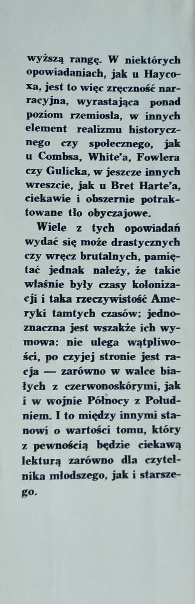 Krzysztof Zarzecki • Opowiadania z Dzikiego Zachodu