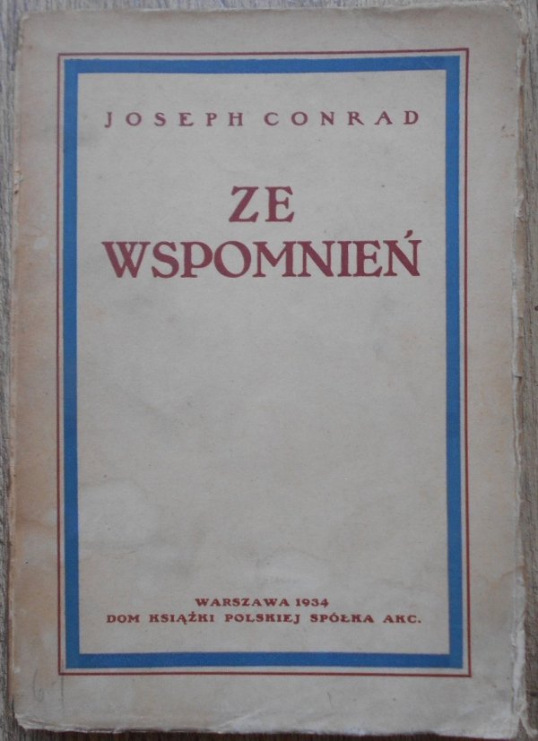Joseph Conrad • Ze wspomnień