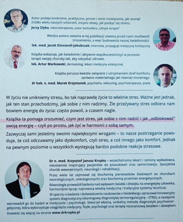 Krzysztof J. Krupka Ciało i stres. Czy ja chcę, czy ja muszę?