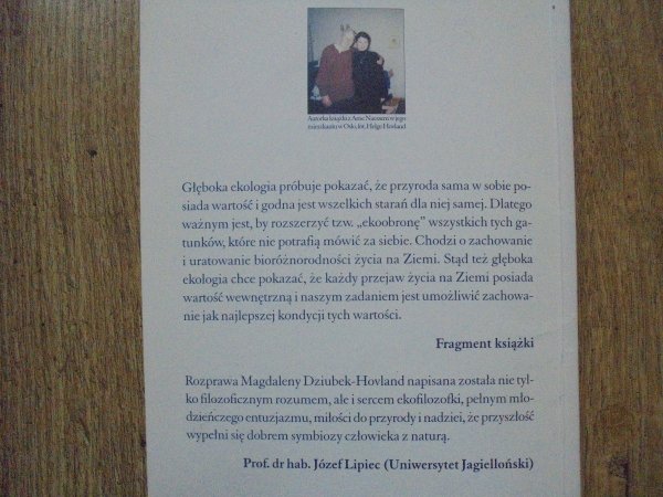 Magdalena Dziubek-Hovland • Przyroda nie należy do człowieka. Sylwetka i ekofilozofia Arne Naessa na tle norweskiej filozofii ekologicznej
