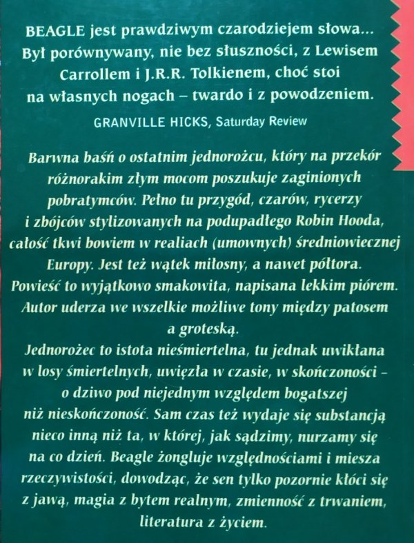 Peter S. Beagle Ostatni jednorożec
