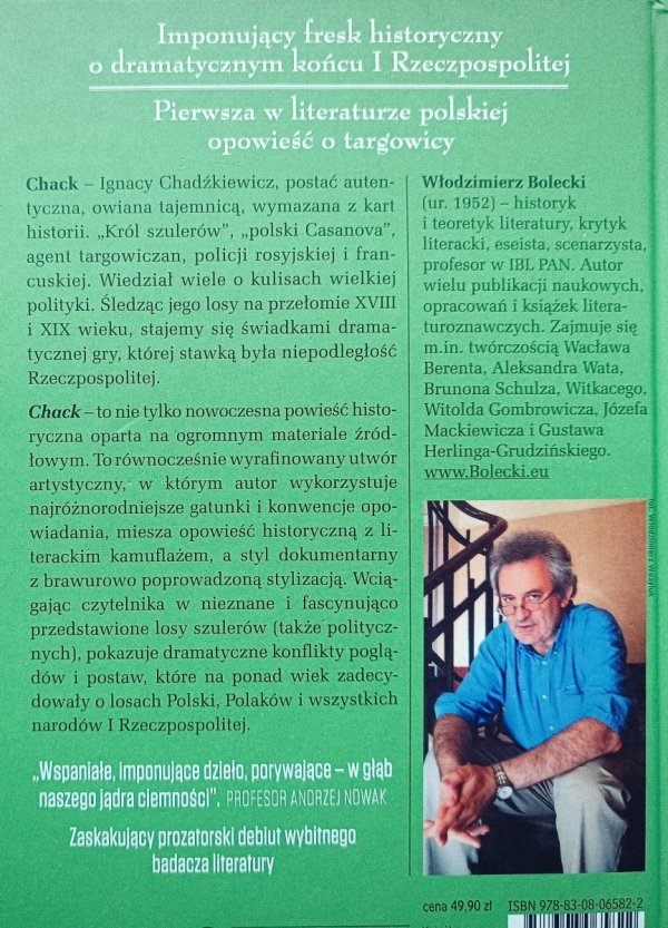 Włodzimierz Bolecki Chack. Gracze. Opowieść o szulerach