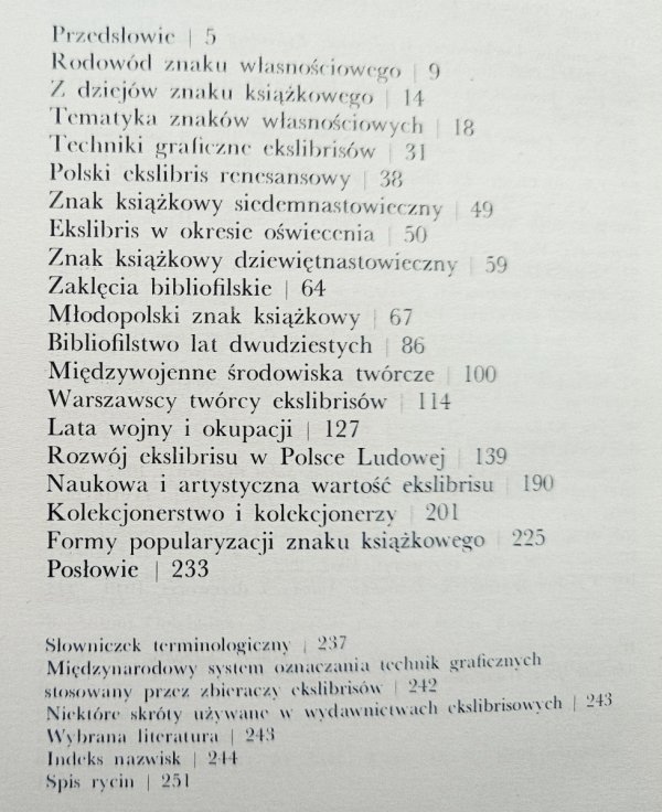 Marian Jan Wojciechowski Ekslibris godło bibliofila